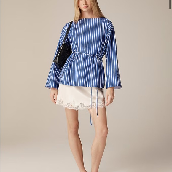 NWT Ciel Top in stripped cotton poplin - Picture 1 of 5